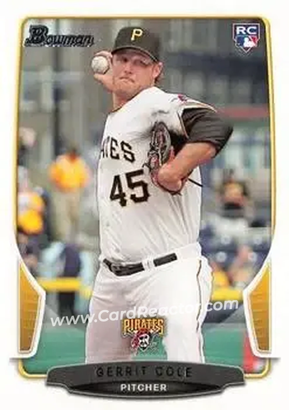 2013 Bowman Draft Picks & Prospects #6 - Gerrit Cole - Pittsburgh Pirates - Front 2013 Bowman Draft Picks & Prospects #6 - Gerrit Cole - Pittsburgh Pirates - Front