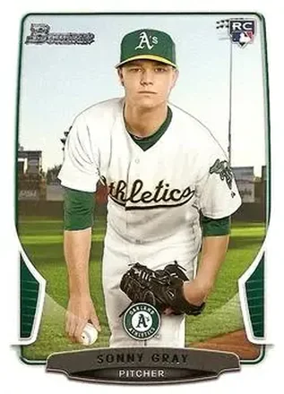 2013 Bowman Draft Picks & Prospects #7 - Sonny Gray - Oakland Athletics