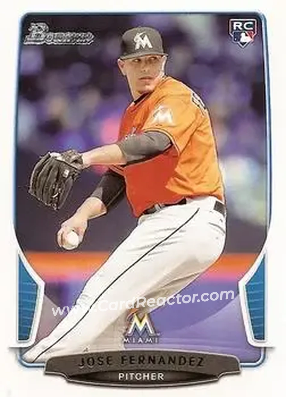 2013 Bowman Draft Picks & Prospects #10 - Jose Fernandez - Miami Marlins - Front 2013 Bowman Draft Picks & Prospects #10 - Jose Fernandez - Miami Marlins - Front