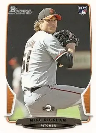 2013 Bowman Draft Picks & Prospects #13 - Mike Kickham - San Francisco Giants