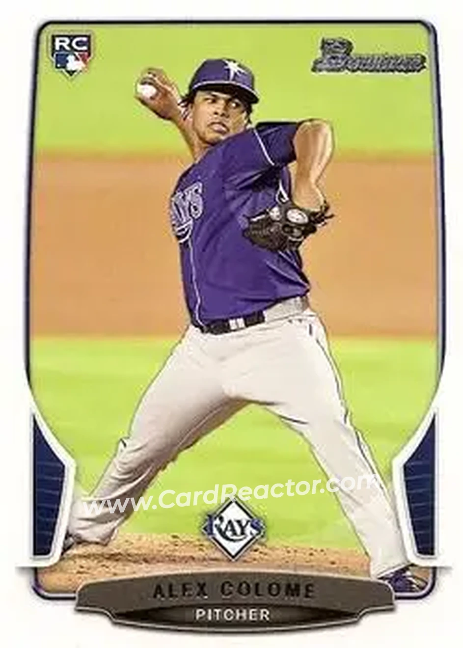 2013 Bowman Draft Picks & Prospects #14 - Alex Colome - Tampa Bay Rays - Front