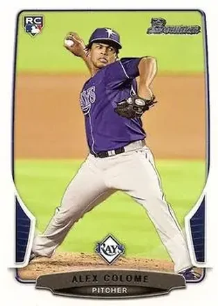 2013 Bowman Draft Picks & Prospects #14 - Alex Colome - Tampa Bay Rays