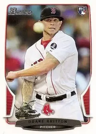 2013 Bowman Draft Picks & Prospects #16 Drake Britton