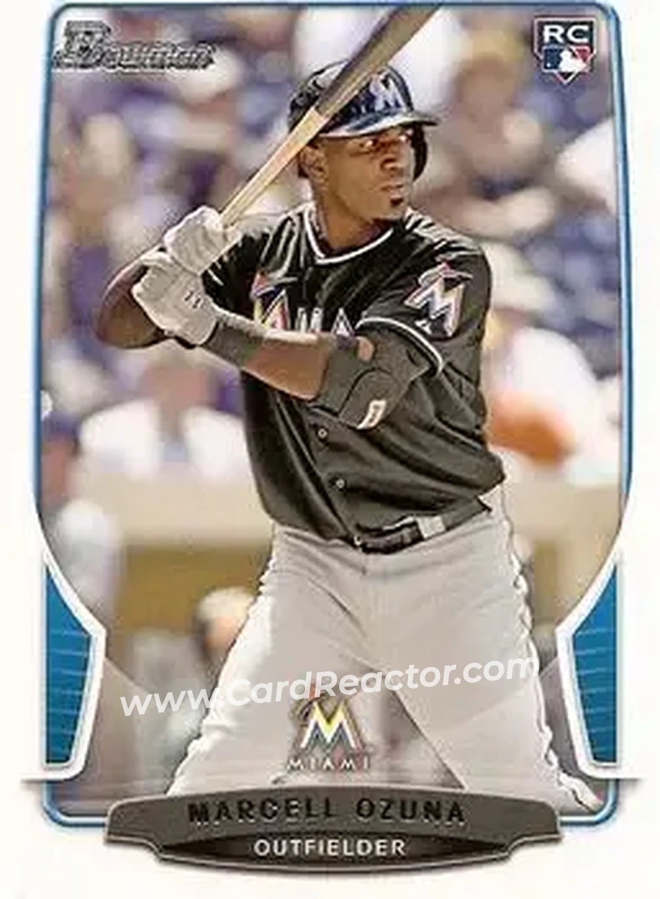 2013 Bowman Draft Picks & Prospects #17 - Marcell Ozuna - Miami Marlins - Front 2013 Bowman Draft Picks & Prospects #17 - Marcell Ozuna - Miami Marlins - Front