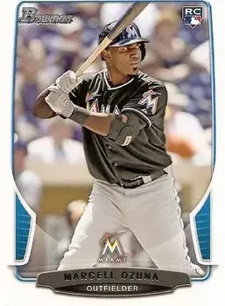 2013 Bowman Draft Picks & Prospects #17 - Marcell Ozuna - Miami Marlins