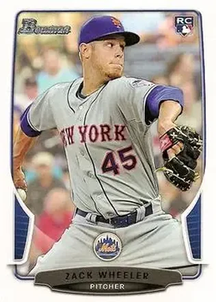 2013 Bowman Draft Picks & Prospects #20 - Zack Wheeler - New York Mets