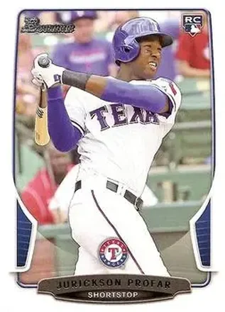 2013 Bowman Draft Picks & Prospects #26 - Jurickson Profar - Texas Rangers