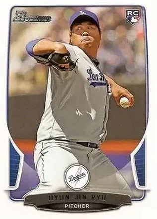 2013 Bowman Draft Picks & Prospects #30 - Hyun-Jin Ryu - Los Angeles Dodgers