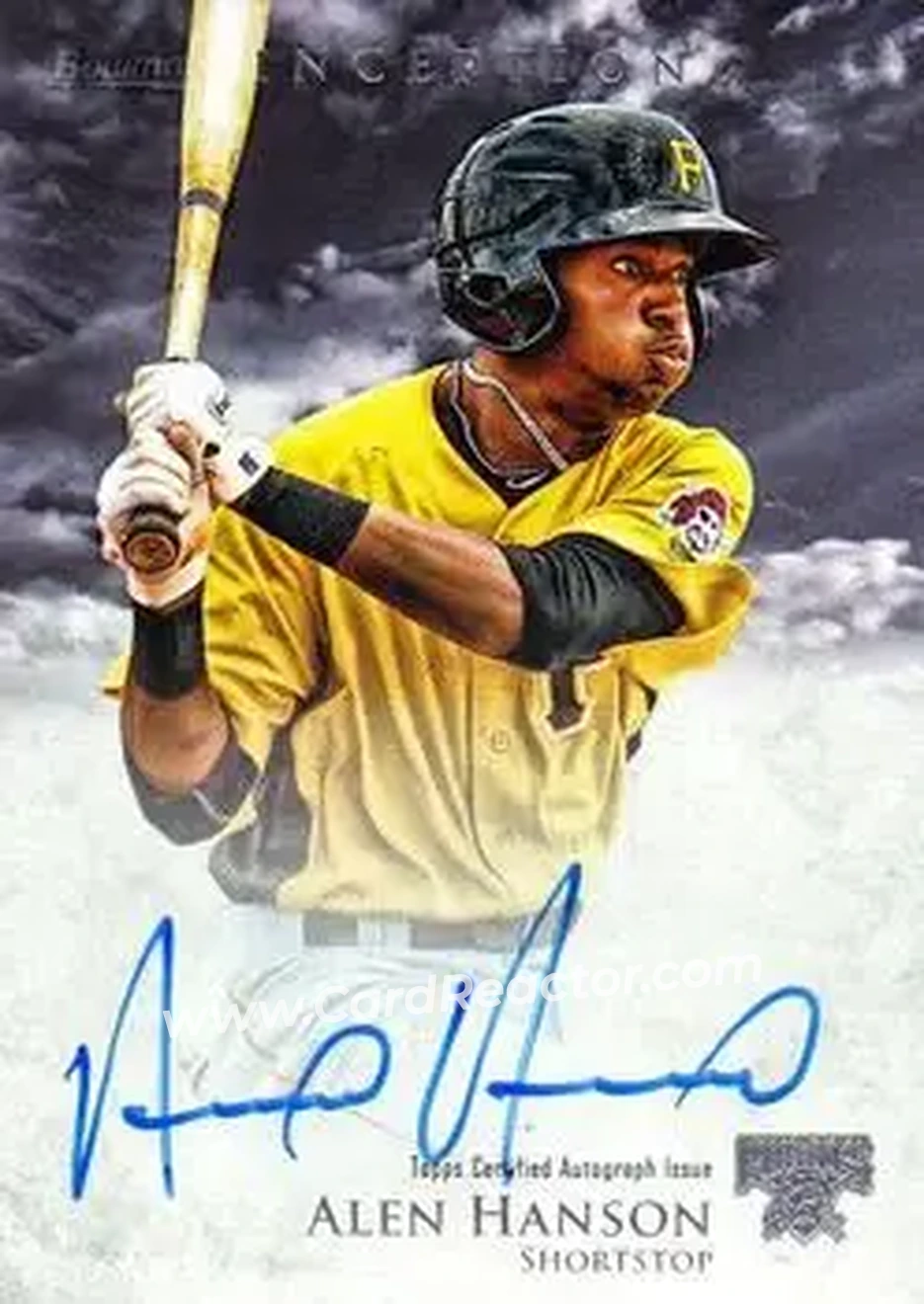 2013 Bowman Inception #PA-AH - Alen Hanson - Pittsburgh Pirates - Front