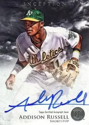 2013 Bowman Inception #PA-AR - Addison Russell - Oakland Athletics