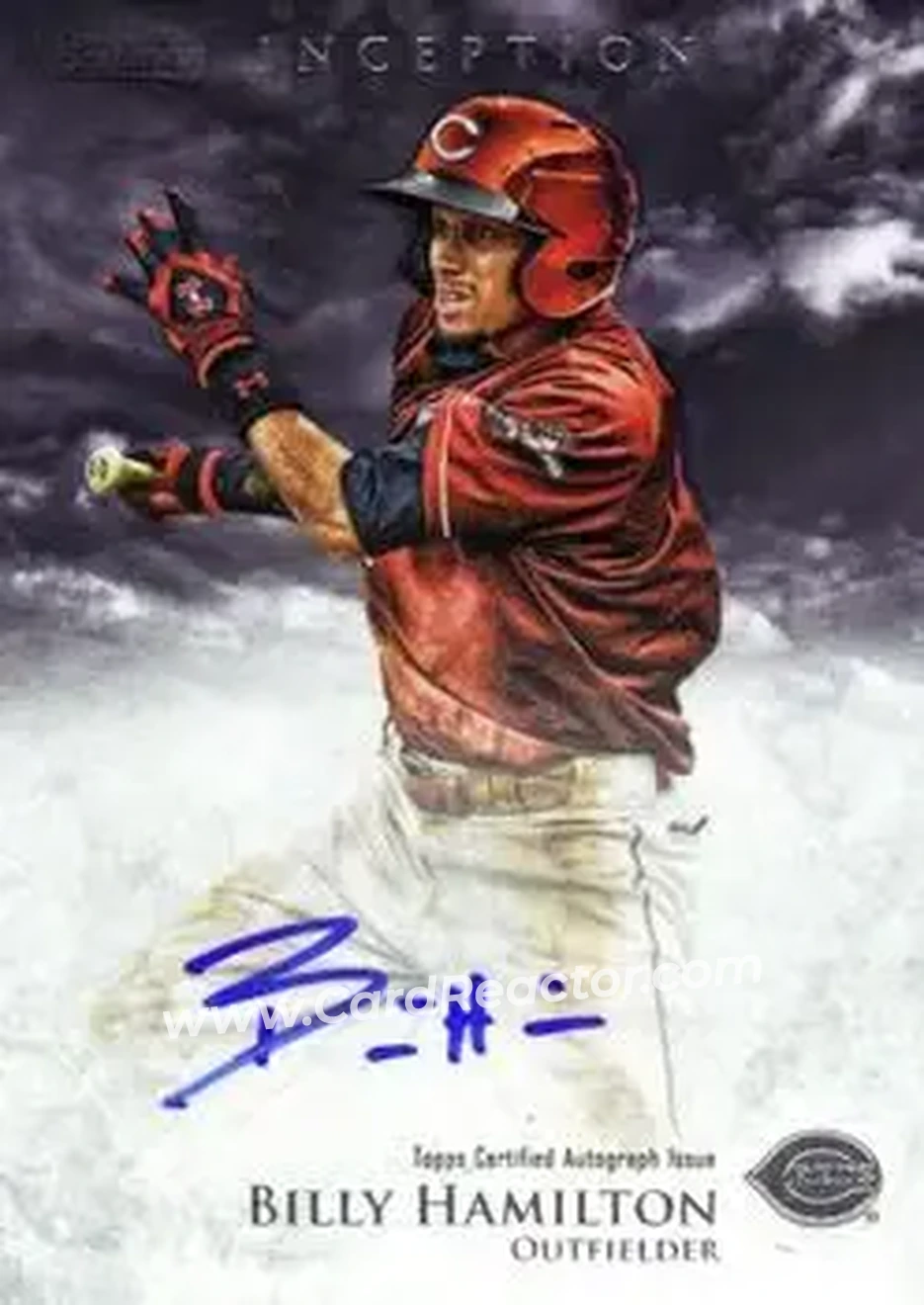 2013 Bowman Inception #PA-BH - Billy Hamilton - Cincinnati Reds - Front