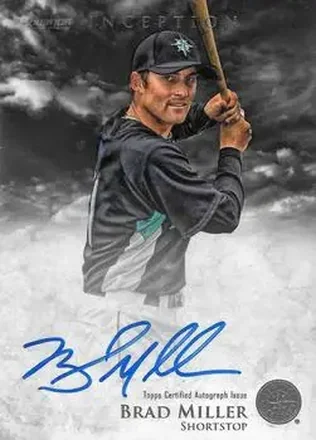 2013 Bowman Inception #PA-BM - Brad Miller - Seattle Mariners