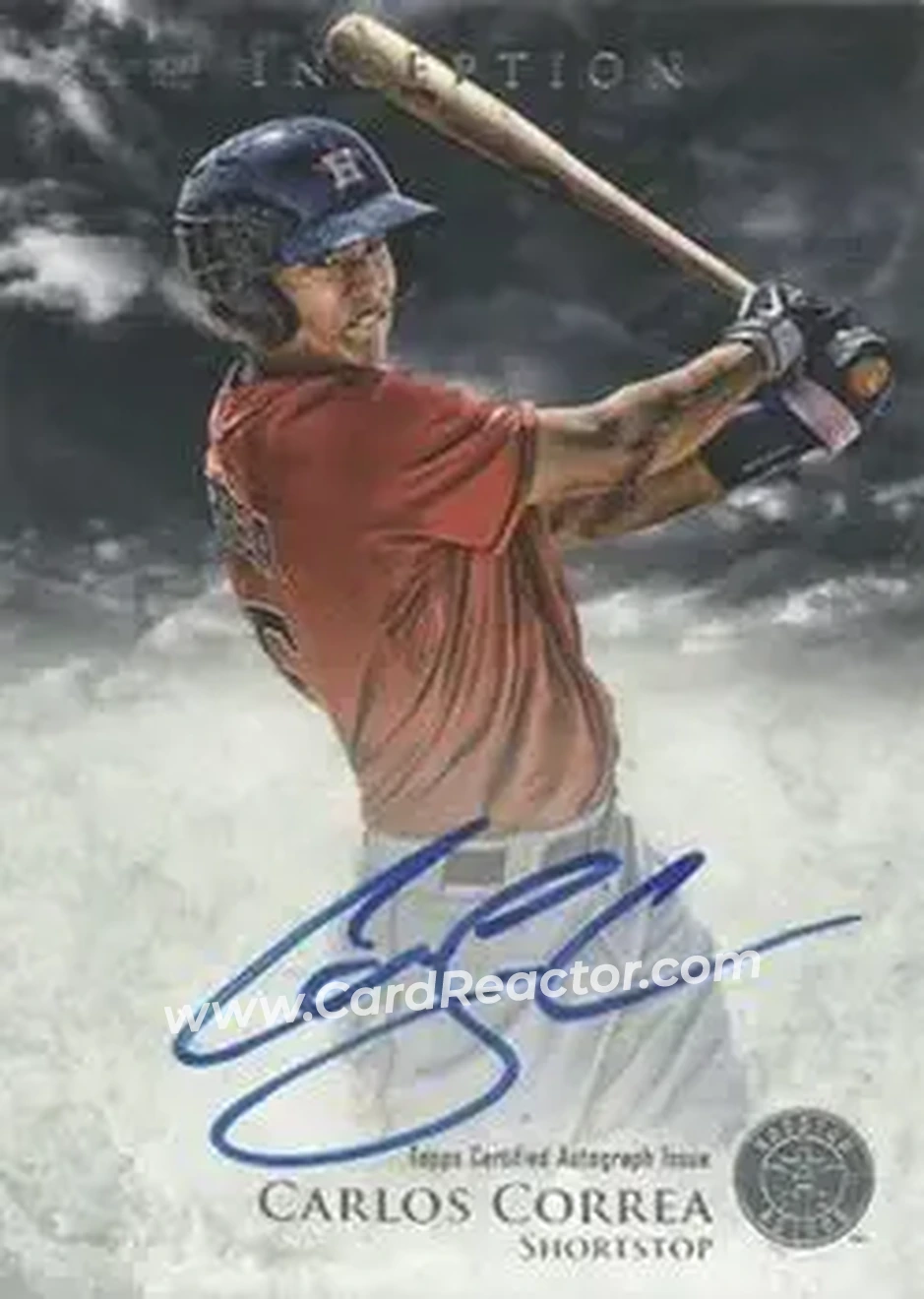 2013 Bowman Inception #PA-CC - Carlos Correa - Houston Astros - Front