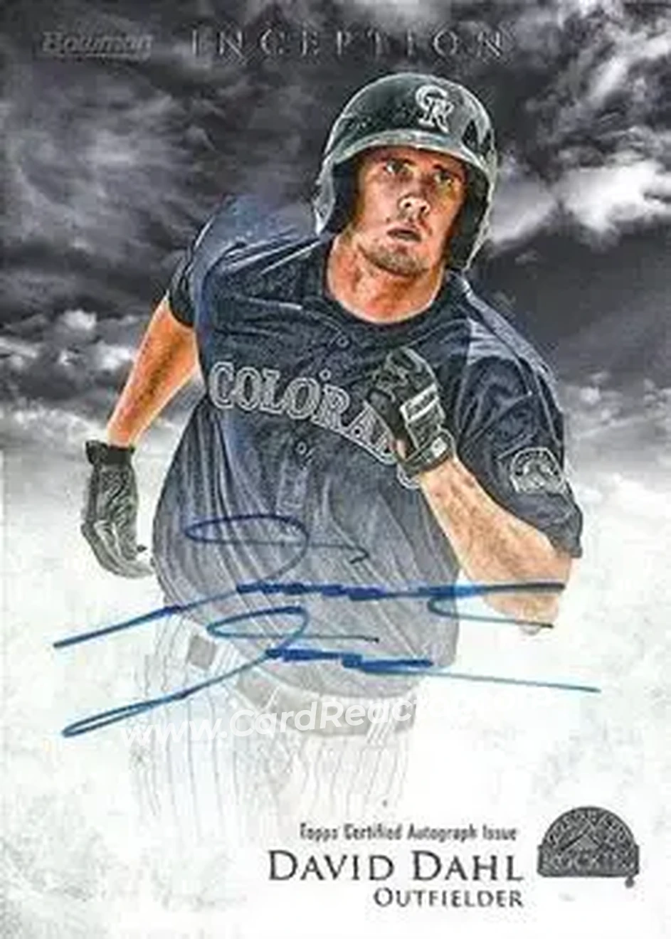 2013 Bowman Inception #PA-DD - David Dahl - Colorado Rockies - Front