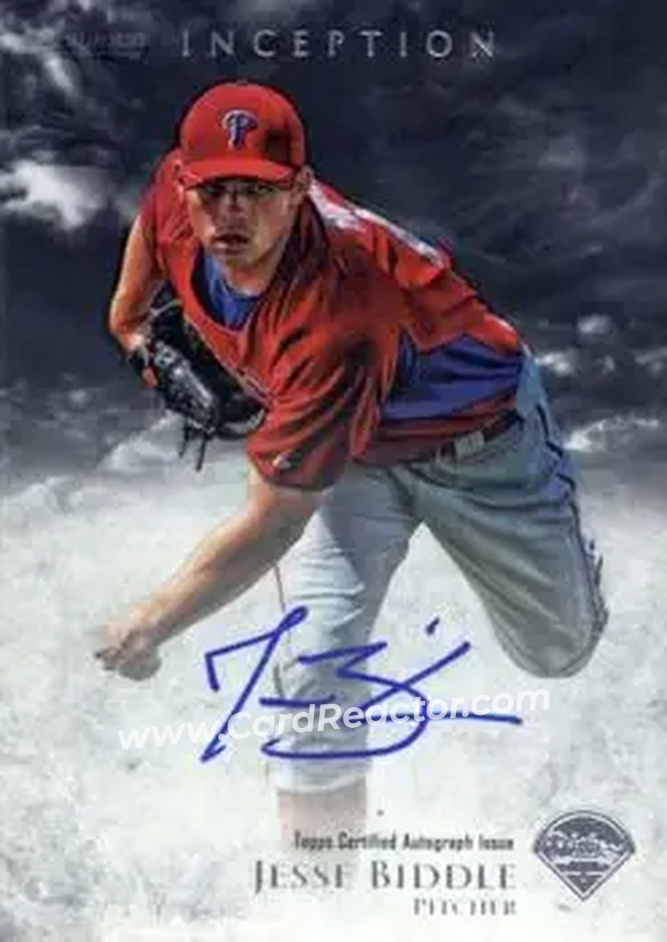 2013 Bowman Inception #PA-JBI - Jesse Biddle - Philadelphia Phillies - Front