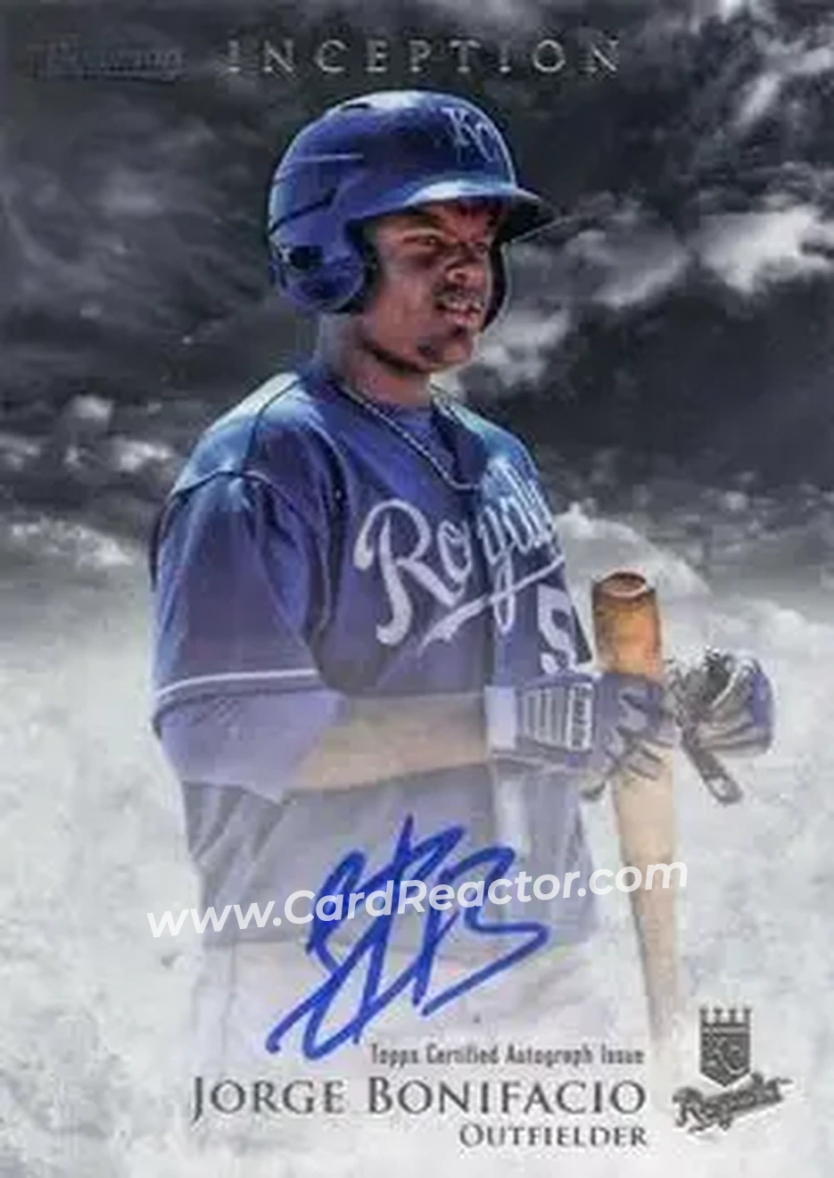 2013 Bowman Inception #PA-JBO - Jorge Bonifacio - Kansas City Royals - Front