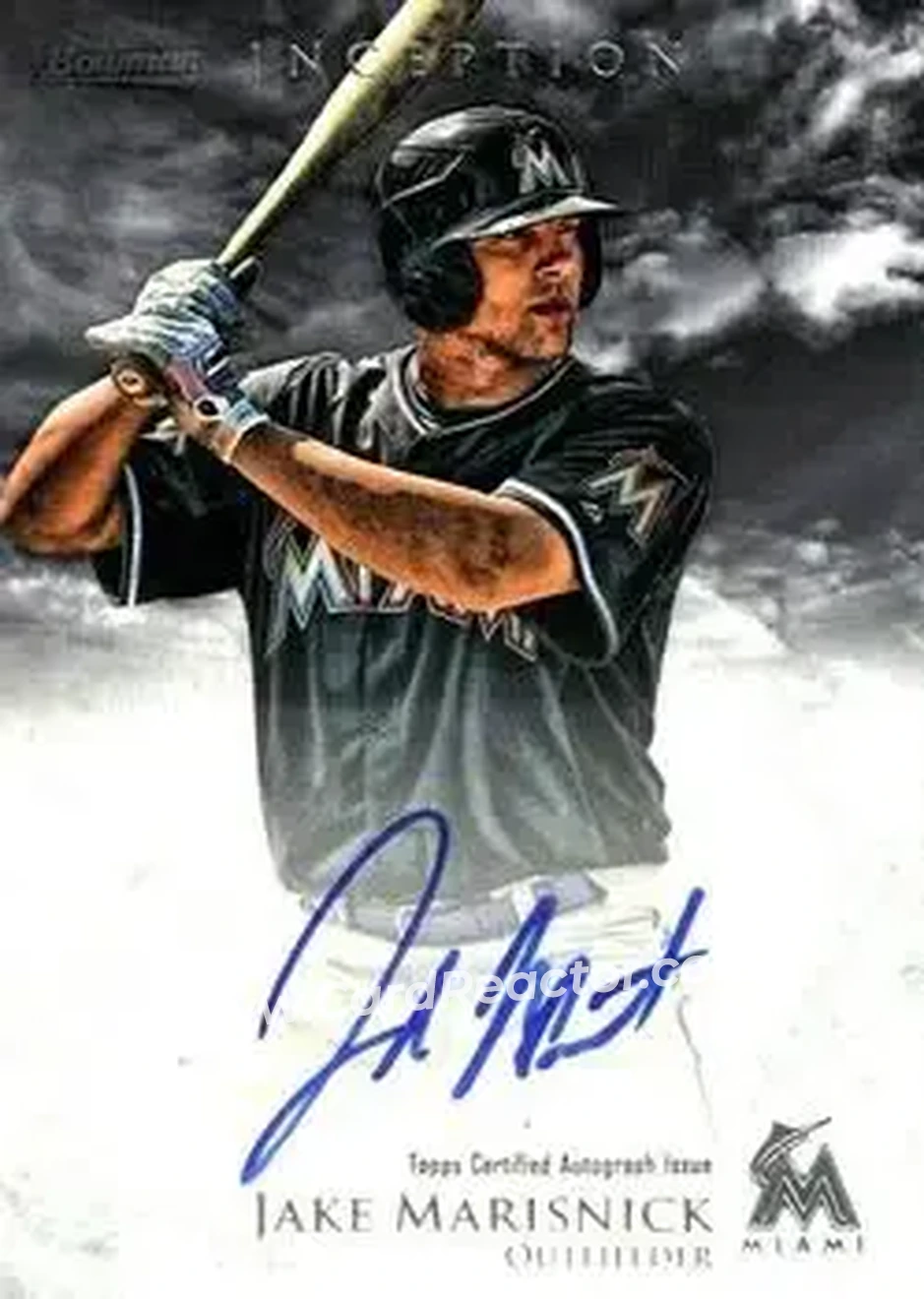 2013 Bowman Inception #PA-JM - Jake Marisnick - Miami Marlins - Front