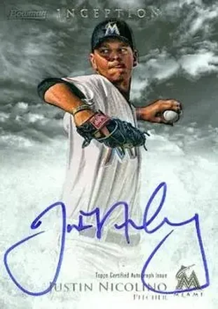 2013 Bowman Inception #PA-JN Justin Nicolino