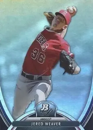 2013 Bowman Platinum #3 Jered Weaver