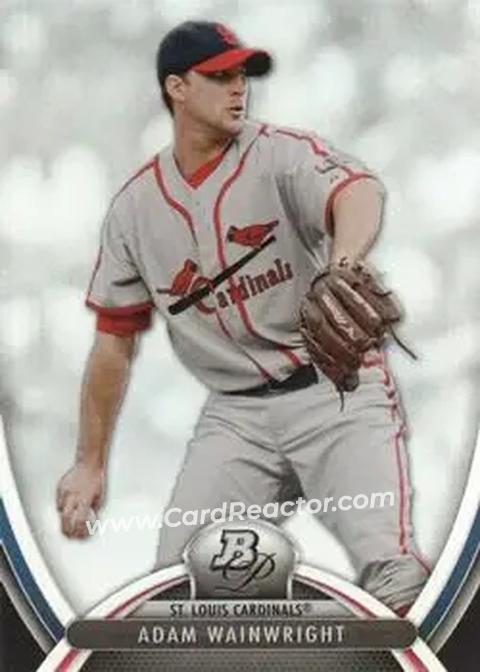 2013 Bowman Platinum #7 - Adam Wainwright - St. Louis Cardinals - Front