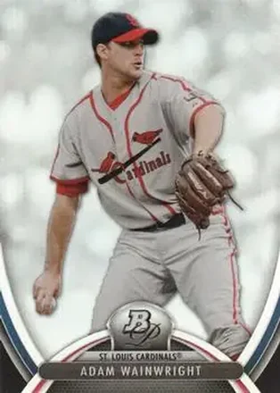 2013 Bowman Platinum #7 Adam Wainwright