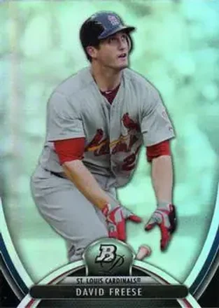 2013 Bowman Platinum #8 David Freese