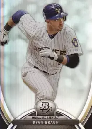 2013 Bowman Platinum #9 - Ryan Braun - Milwaukee Brewers