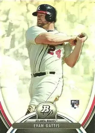 2013 Bowman Platinum #12 Evan Gattis
