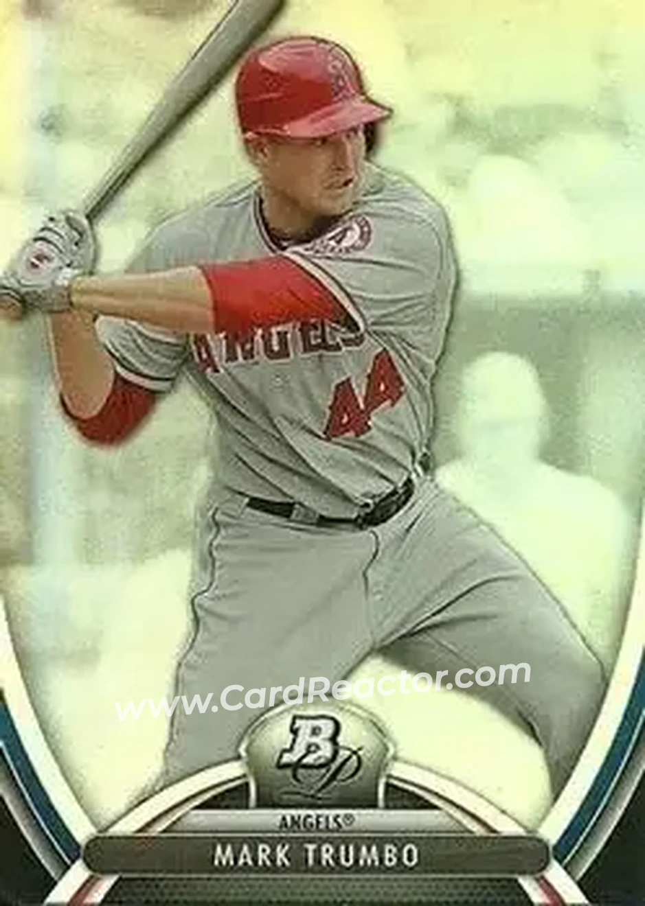 2013 Bowman Platinum #13 - Mark Trumbo - Los Angeles Angels - Front 2013 Bowman Platinum #13 - Mark Trumbo - Los Angeles Angels - Front