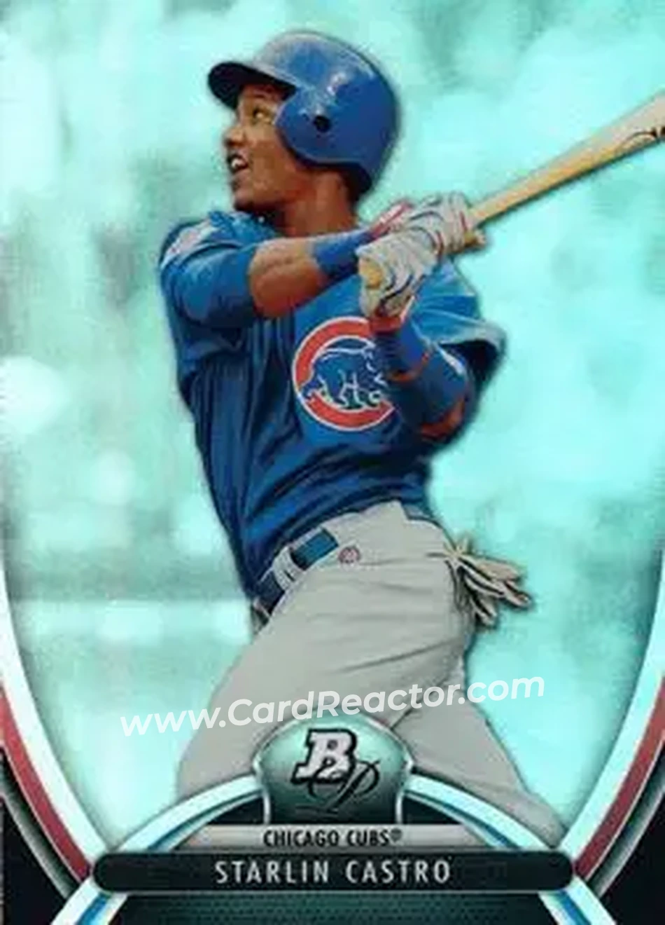 2013 Bowman Platinum #16 - Starlin Castro - Chicago Cubs - Front 2013 Bowman Platinum #16 - Starlin Castro - Chicago Cubs - Front