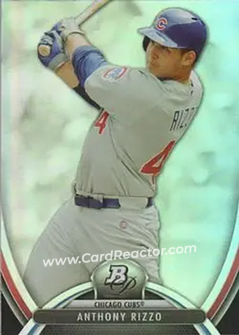 2013 Bowman Platinum #18 - Anthony Rizzo - Chicago Cubs - Front