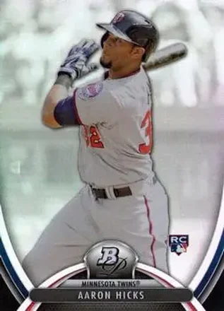 2013 Bowman Platinum #21 Aaron Hicks