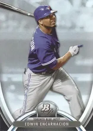 2013 Bowman Platinum #26 - Edwin Encarnacion - Toronto Blue Jays