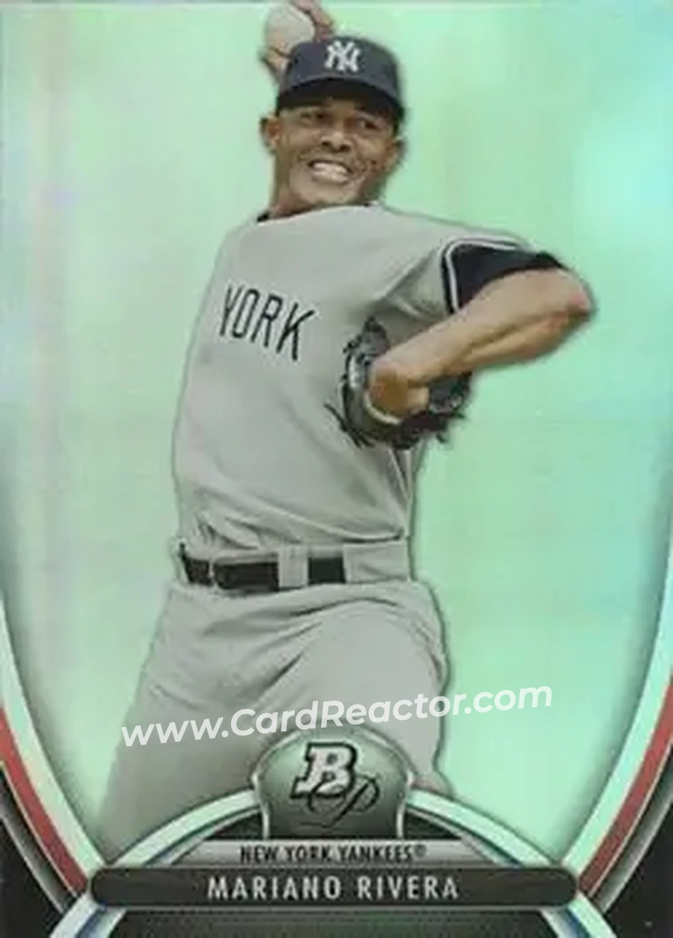 2013 Bowman Platinum #29 - Mariano Rivera - New York Yankees - Front