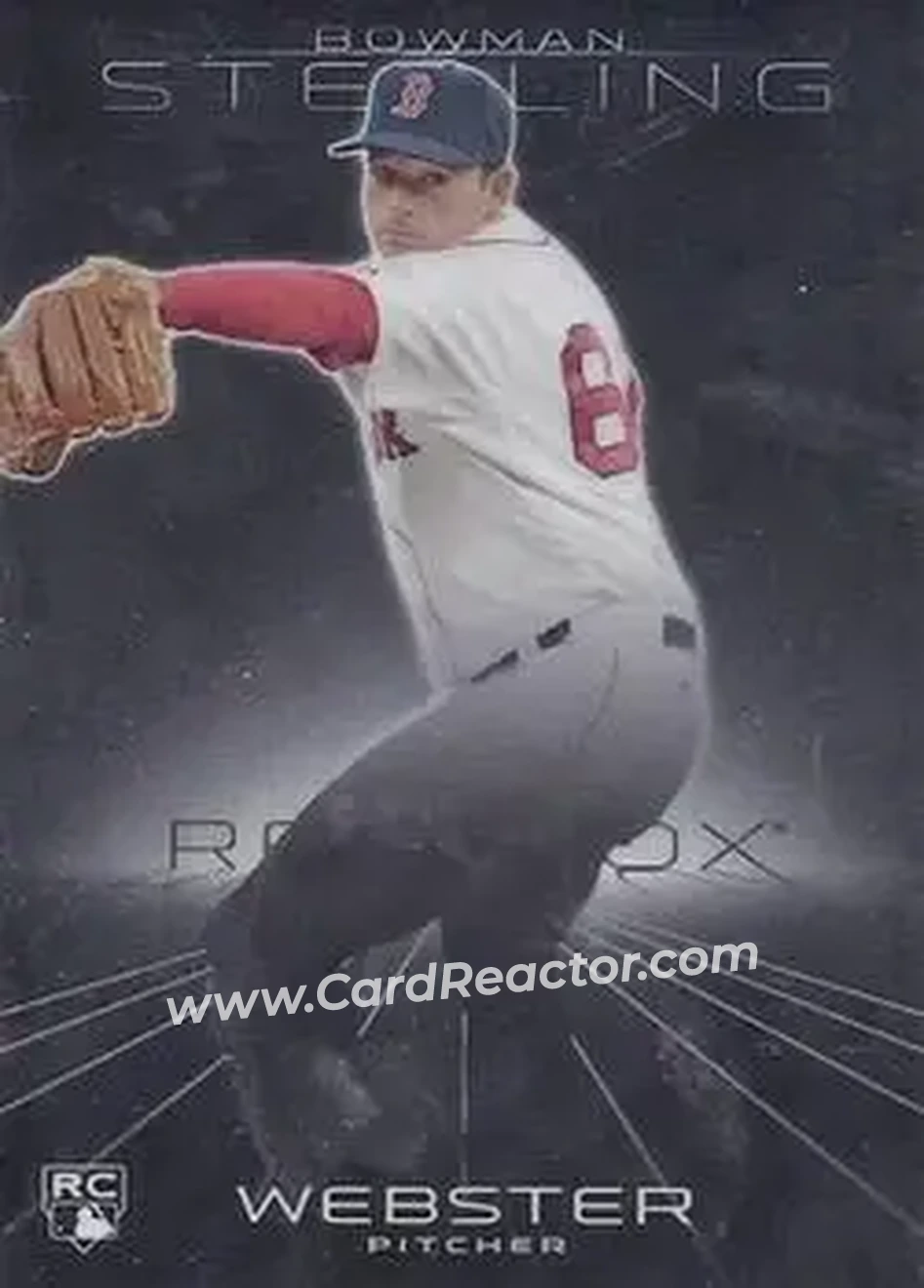 2013 Bowman Sterling #24 - Allen Webster - Boston Red Sox - Front