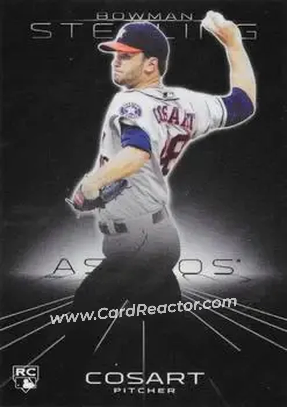 2013 Bowman Sterling #39 - Jarred Cosart - Houston Astros - Front 2013 Bowman Sterling #39 - Jarred Cosart - Houston Astros - Front
