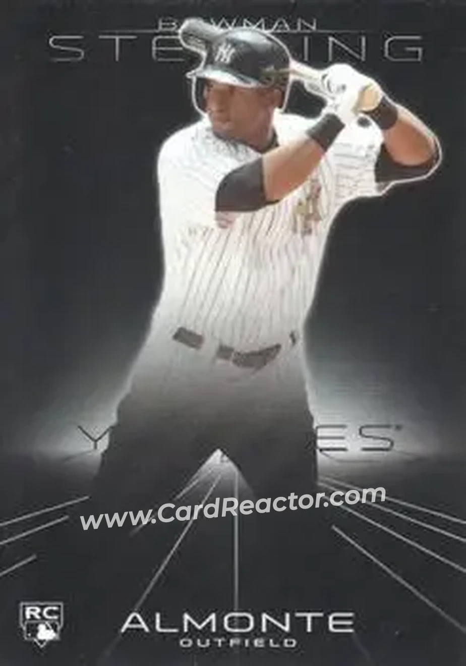 2013 Bowman Sterling #47 - Zoilo Almonte - New York Yankees - Front