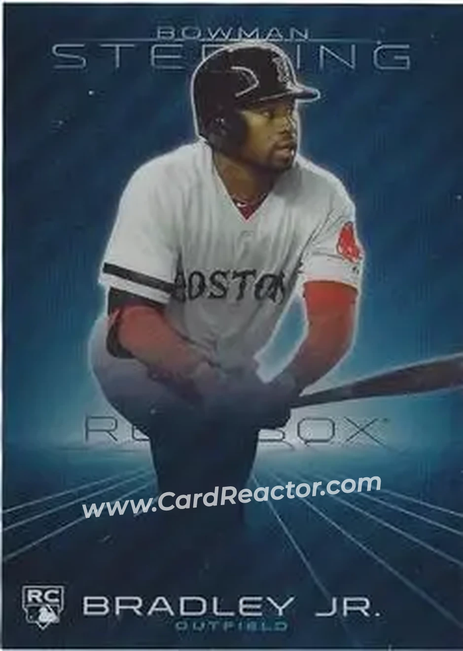 2013 Bowman Sterling - Blue Refractors #16 - Jackie Bradley Jr. - Boston Red Sox - Front