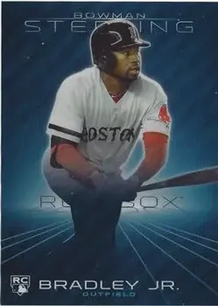 2013 Bowman Sterling #16 Blue Refractors Jackie Bradley Jr.