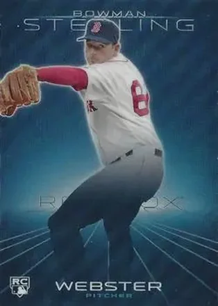 2013 Bowman Sterling #24 Blue Refractors Allen Webster