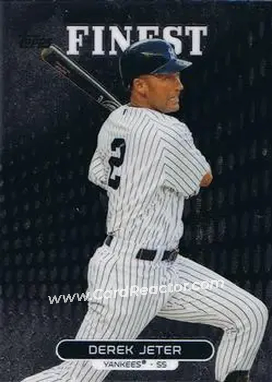 2013 Finest #2 - Derek Jeter - New York Yankees - Front