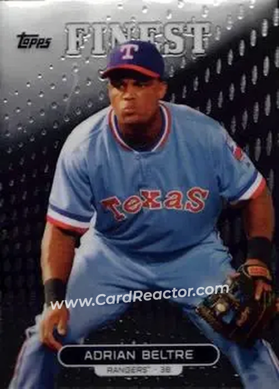 2013 Finest #5 - Adrian Beltré - Texas Rangers - Front