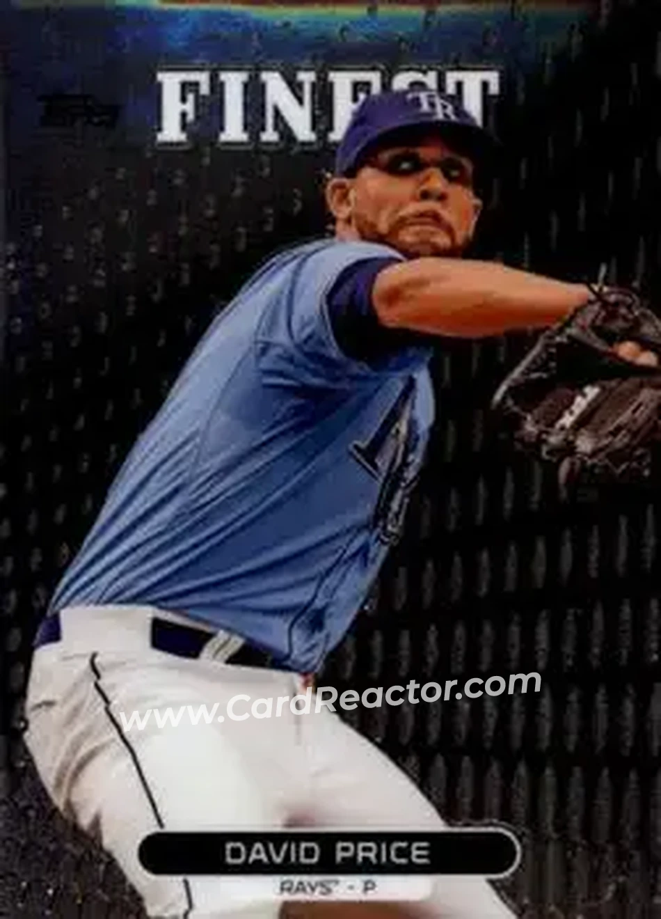 2013 Finest #9 - David Price - Tampa Bay Rays - Front