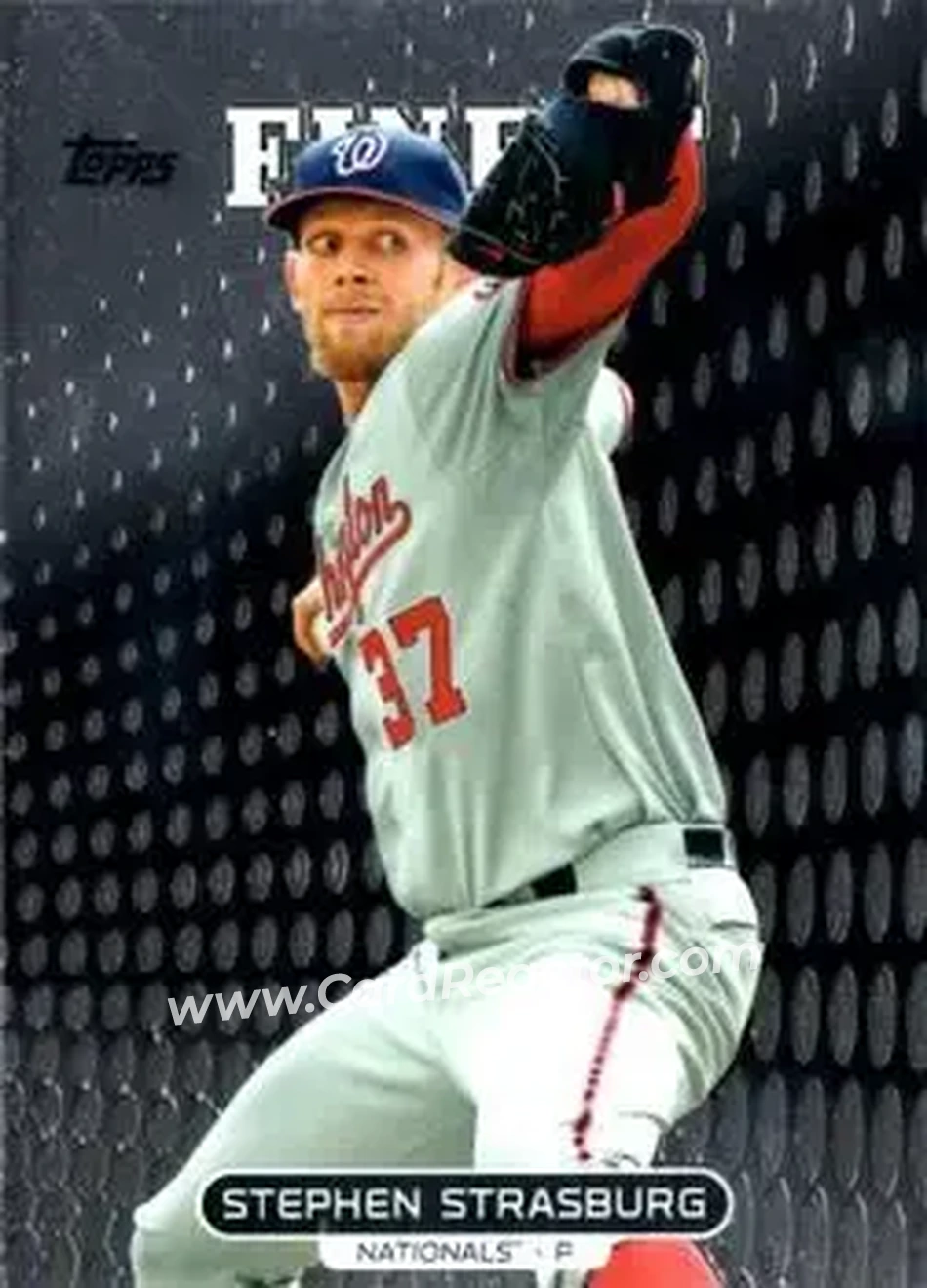 2013 Finest #20 - Stephen Strasburg - Washington Nationals - Front