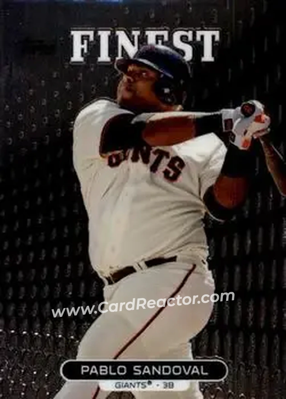 2013 Finest #22 - Pablo Sandoval - San Francisco Giants - Front