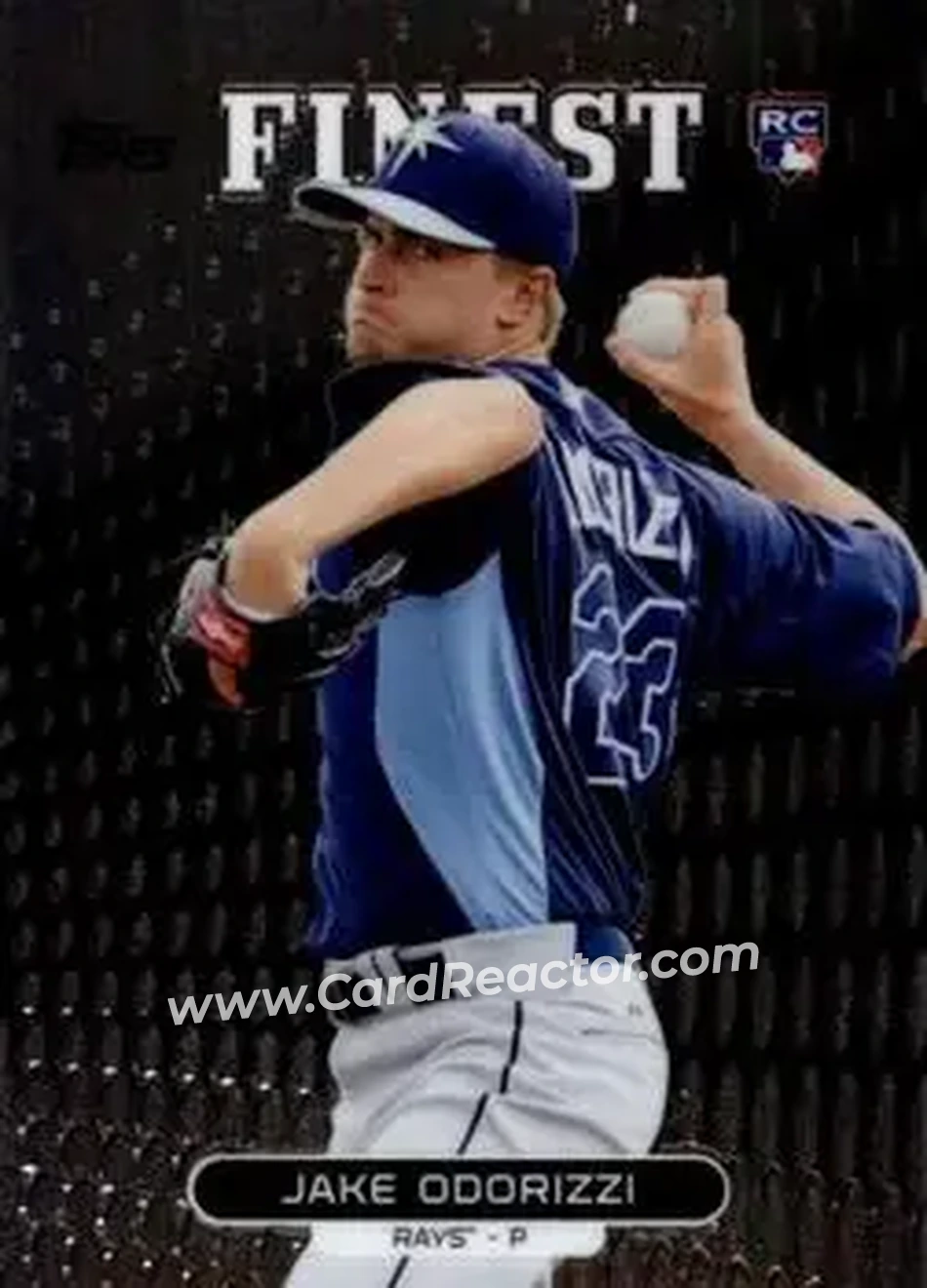 2013 Finest #24 - Jake Odorizzi - Tampa Bay Rays - Front