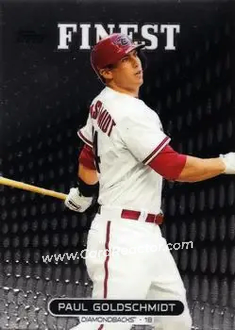 2013 Finest #26 - Paul Goldschmidt - Arizona Diamondbacks - Front