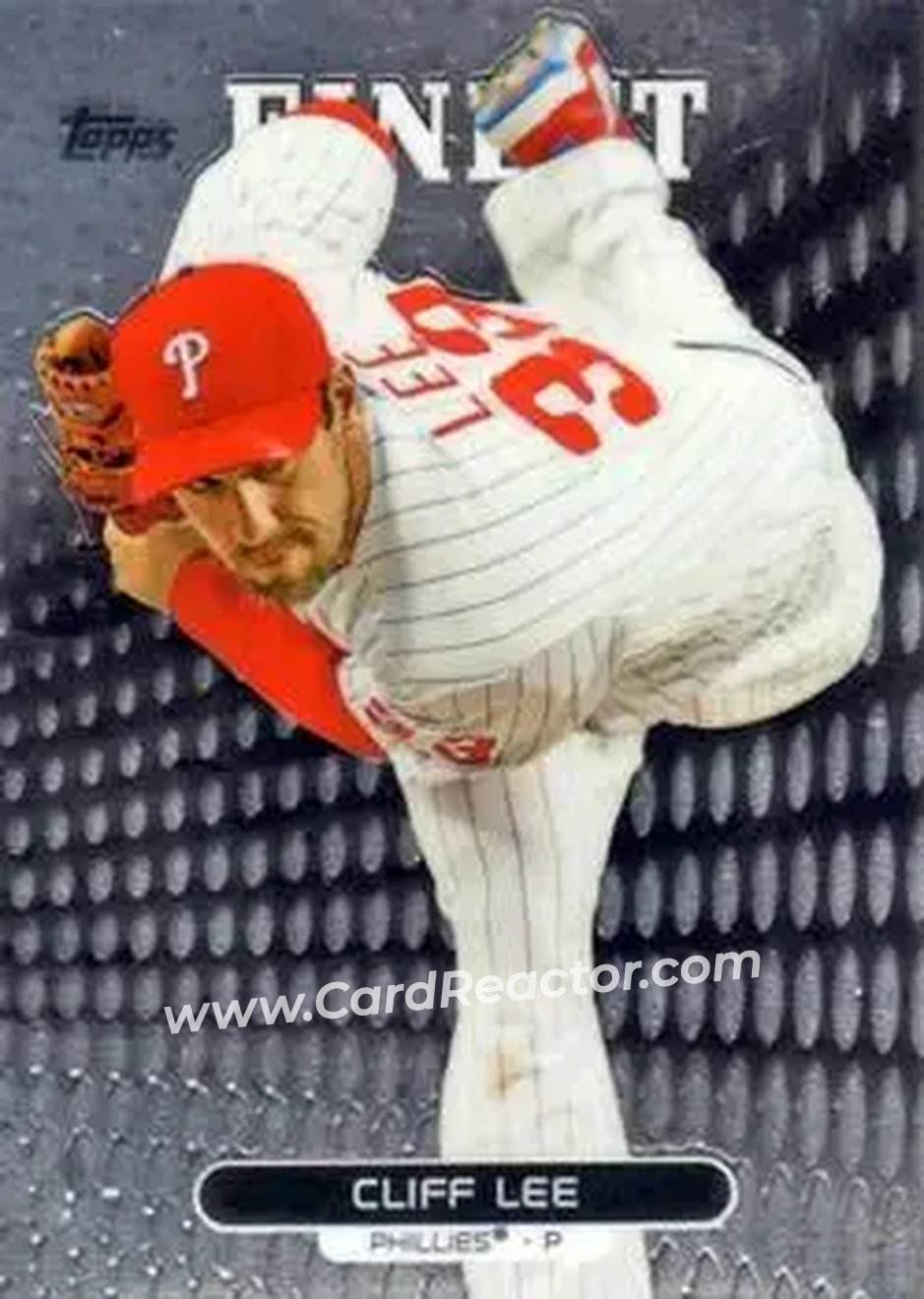 2013 Finest #28 - Cliff Lee - Philadelphia Phillies - Front 2013 Finest #28 - Cliff Lee - Philadelphia Phillies - Front
