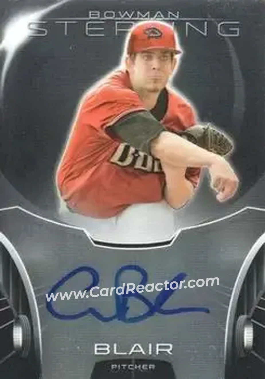 2013 Bowman Sterling - Prospect Autographs #BSAP-ABL - Aaron Blair - Arizona Diamondbacks - Front
