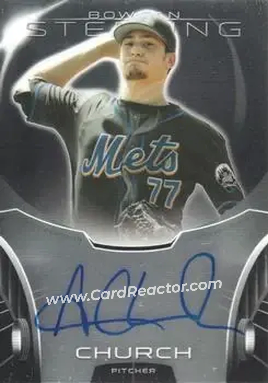 2013 Bowman Sterling - Prospect Autographs #BSAP-AC - Andrew Church - New York Mets - Front